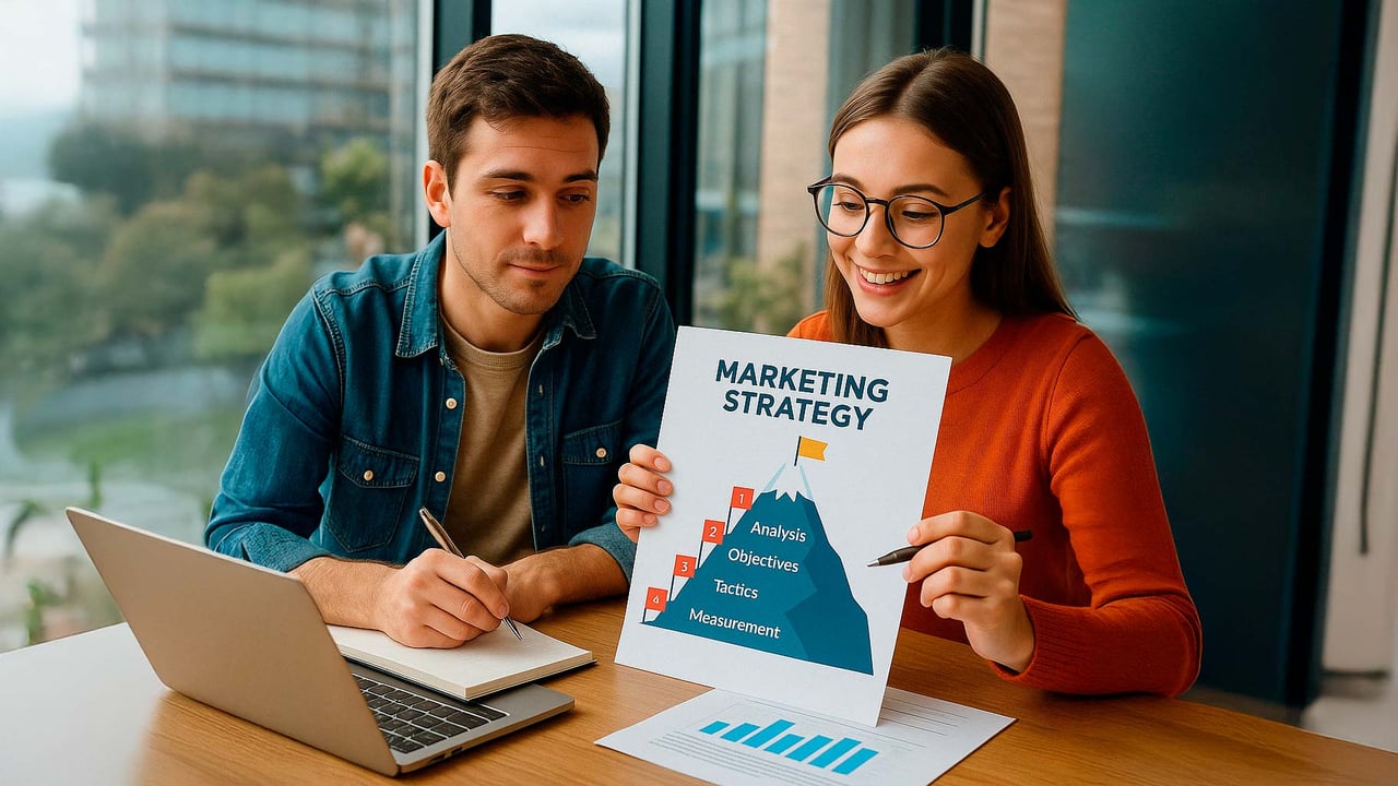 4 Pasos Esenciales para Crear un Plan de Marketing Efectivo Cover